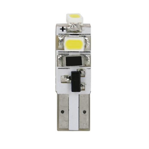 Lampa T5 10-30V W2x4,6d 22lm (ΚΑΡΦΩΤΟ) Λευκό Διάθλασης HYPER-LED3 BLISTER 2τεμ.