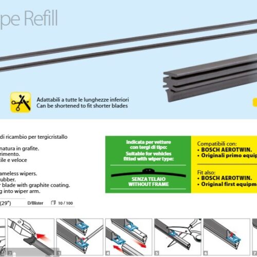 Lampa ΛΑΣΤΙΧΑ ΥΑΛΟΚΑΘΑΡΙΣΤΗΡΩΝ BOSCH AEROTWIN REFILL ΓΡΑΦΙΤΗΣ 71cm (28 INCH) 2ΤΕΜ. ΚΑΤΑΛΛΗΛΑ ΓΙΑ FLAT ΝΕΟΥ ΤΥΠΟΥ ΥΑΛΟΚΑΘΑΡΙΣΤΗΡΕΣ