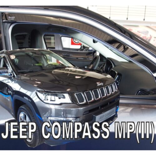 Heko ΑΝΕΜΟΘΡΑΥΣΤΕΣ ΓΙΑ JEEP COMPASS MP II 5D 2017+ ΖΕΥΓΑΡΙ ΑΠΟ ΕΥΚΑΜΠΤΟ ΦΙΜΕ ΠΛΑΣΤΙΚΟ HEKO – 2 ΤΕΜ.