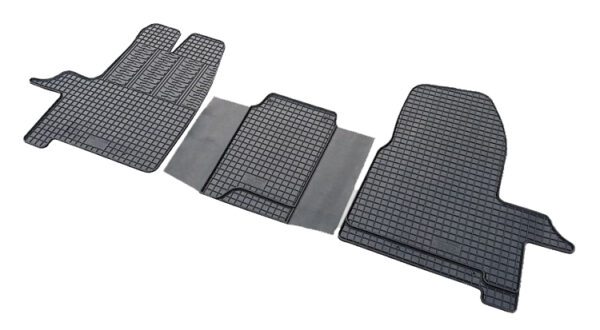 Cik ΜΑΡΚΕ ΠΑΤΑΚΙΑ ΣΕ ΣΚΑΦΗ ΛΑΣΤΙΧΟ ΓΙΑ FORD TRANSIT 2/3ΘΕΣΙΟ 2014+ / TOURNEO CUSTOM 2/3ΘΕΣΙΟ 2012+ (1Η ΣΕΙΡΑ ΚΑΘΙΣΜΑΤΩΝ) ΣΕ ΜΑΥΡΟ ΧΡΩΜΑ ΧΩΡΙΣ ΚΟΥΜΠΩΜΑΤΑ CIK - 3 ΤΕΜ. - Image 3