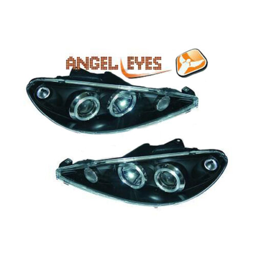 Diederichs Φανάρια diederichs Angel Eyes Peugeot 206/206CC 10.98+ (Μαύρο)