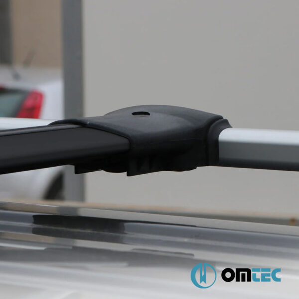Omtec ΜΠΑΡΕΣ ΟΡΟΦΗΣ ΓΙΑ ΧΑΜΗΛΕΣ ΑΛΟΥΜΙΝΙΟΥ ΜΑΥΡΕΣ ΜΕ ΚΛΕΙΔΙ DACIA DUSTER 2014-2017 OMTEC - 2 τεμ. - Image 3