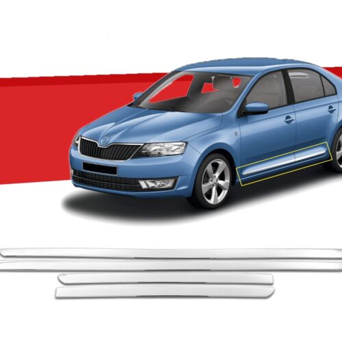 S-dizayn ΦΑΣΑ ΠΟΡΤΑΣ ΧΡΩΜΙΟΥ ΜΕΤΑΛΛΙΚΗ 4ΤΕΜ ΓΙΑ SKODA OCTAVIA 3 A7 4D/SW 2013+