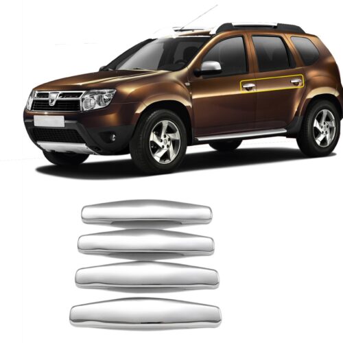 S-dizayn ΧΕΡΟΥΛΙΑ ΠΟΡΤΑΣ ΓΙΑ DACIA DUSTER 2009+  ΧΡΩΜΙΟ ΜΕΤΑΛΛΙΚΑ 4ΤΕΜ