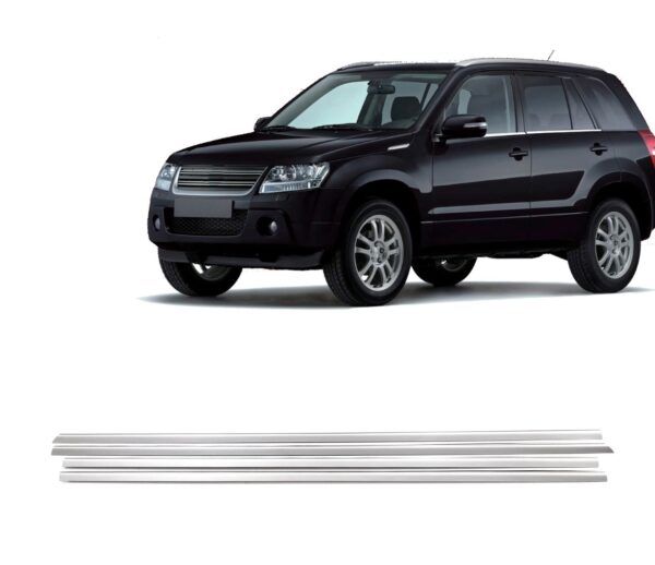 S-dizayn TRIM ΠΑΡΑΘΥΡΩΝ ΑΝΟΞΕΙΔΩΤΟ ΑΤΣΑΛΙ ΧΡΩΜΙΟ ΓΙΑ SUZUKI GRAND VITARA SUV S-DIZAYN - 4ΤΕΜ