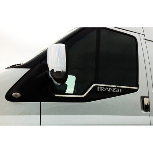 S-dizayn ΧΕΡΟΥΛΙΑ ΠΟΡΤΑΣ ΓΙΑ  ΧΡΩΜΙΟ ΜΕΤΑΛΛΙΚΑ FORD TRANSIT VAN 2003-2014 4ΤΕΜ ΓΙΑ 3 ΠΟΡΤΕΣ