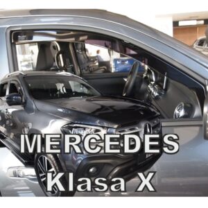 Heko ΑΝΕΜΟΘΡΑΥΣΤΕΣ ΓΙΑ MERCEDES X-KLAS W470 4D 2017+ ΖΕΥΓΑΡΙ ΑΠΟ ΕΥΚΑΜΠΤΟ ΦΙΜΕ ΠΛΑΣΤΙΚΟ HEKO - 2 ΤΕΜ.
