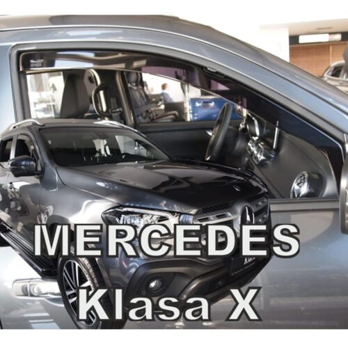 Heko ΑΝΕΜΟΘΡΑΥΣΤΕΣ ΓΙΑ MERCEDES X-KLAS W470 4D 2017+ ΖΕΥΓΑΡΙ ΑΠΟ ΕΥΚΑΜΠΤΟ ΦΙΜΕ ΠΛΑΣΤΙΚΟ HEKO – 2 ΤΕΜ.