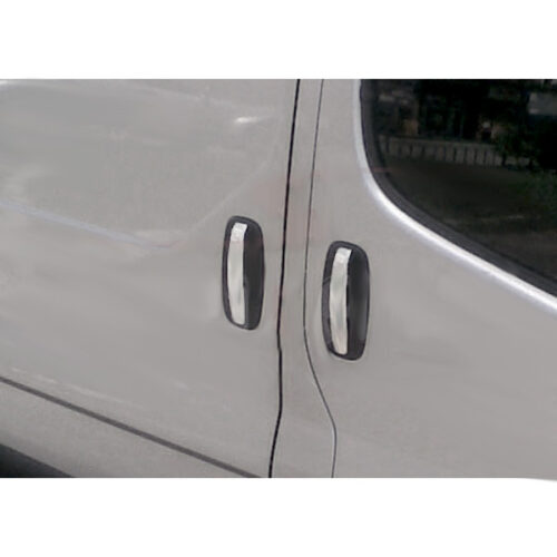 S-dizayn ΧΕΡΟΥΛΙΑ ΠΟΡΤΑΣ ΓΙΑ  ΧΡΩΜΙΟ ΜΕΤΑΛΛΙΚΑ OPEL VIVARO 2001-2010 3ΤΕΜ