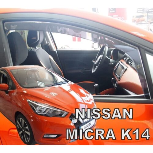Heko ΑΝΕΜΟΘΡΑΥΣΤΕΣ ΓΙΑ NISSAN MICRA K14 5D 2017+ ΖΕΥΓΑΡΙ ΑΠΟ ΕΥΚΑΜΠΤΟ ΦΙΜΕ ΠΛΑΣΤΙΚΟ HEKO – 2 ΤΕΜ.