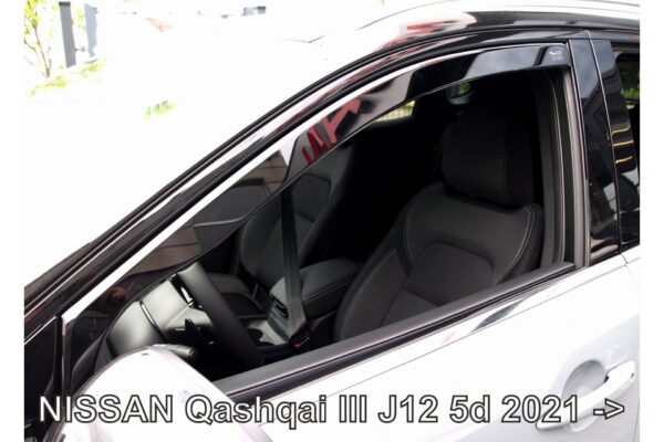 Heko ΑΝΕΜΟΘΡΑΥΣΤΕΣ ΓΙΑ NISSAN QASHQAI J12 5D 2021+ ΣΕΤ ΑΥΤΟΚΙΝΗΤΟΥ ΑΠΟ ΕΥΚΑΜΠΤΟ ΦΙΜΕ ΠΛΑΣΤΙΚΟ HEKO - 4 ΤΕΜ.