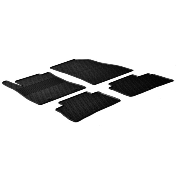 Lampa ΜΑΡΚΕ ΠΑΤΑΚΙΑ ΣΕ ΣΚΑΦΗ ΛΑΣΤΙΧΟ ΓΙΑ NISSAN JUKE 10/2010-11/2019 SUMISURA ΣΕ ΜΑΥΡΟ ΧΡΩΜΑ ME ΚΟΥΜΠΩΜΑΤΑ LAMPA - 4 ΤΕΜ.