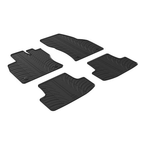 Lampa ΜΑΡΚΕ ΠΑΤΑΚΙΑ ΣΕ ΣΚΑΦΗ ΛΑΣΤΙΧΟ ΓΙΑ VW T-ROC 11/2017+ SUMISURA ΣΕ ΜΑΥΡΟ ΧΡΩΜΑ ME ΚΟΥΜΠΩΜΑΤΑ LAMPA – 4 ΤΕΜ.