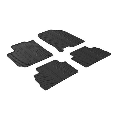 Lampa ΜΑΡΚΕ ΠΑΤΑΚΙΑ ΣΕ ΣΚΑΦΗ ΛΑΣΤΙΧΟ ΓΙΑ HYUNDAI KONA 10/2017+ SUMISURA ΣΕ ΜΑΥΡΟ ΧΡΩΜΑ ME ΚΟΥΜΠΩΜΑΤΑ LAMPA – 4 ΤΕΜ.