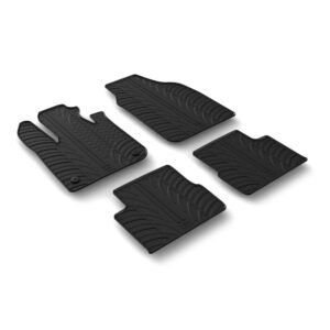 Lampa ΠΑΤΑΚΙΑ ΣΕ ΣΚΑΦΗ ΛΑΣΤΙΧΟ ΓΙΑ FIAT 500 NUOVA ΗΛΕΚΤΡΙΚΟ 04/2020+ SUMISURA ΣΕ ΜΑΥΡΟ ΧΡΩΜΑ ME ΚΟΥΜΠΩΜΑΤΑ LAMPA - 4 ΤΕΜ.