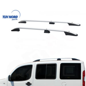 Omtec ΜΠΑΡΕΣ ΟΡΟΦΗΣ ΓΙΑ FIAT DOBLO 00-10 ΠΑΡΑΛΛΗΛΕΣ ΑΛΟΥΜΙΝΙΟΥ ΑΣΗΜΙ