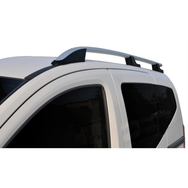 Omtec ΜΠΑΡΕΣ ΟΡΟΦΗΣ ΓΙΑ CITROEN NEMO 2008+ /PEUGEOT BIPPER 2008+ / FIAT FIORINO 2008+ ΠΑΡΑΛΛΗΛΕΣ ΑΛΟΥΜΙΝΙΟΥ 2 ΤΕΜ. ΑΣΗΜΙ - Image 2