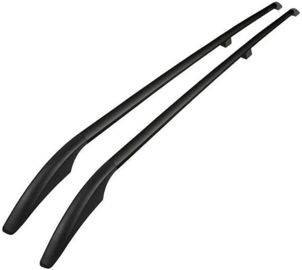 Omtec ΜΠΑΡΕΣ ΟΡΟΦΗΣ ΓΙΑ FIAT DOBLO 2010+ /OPEL COMBO 2010-2018 ΠΑΡΑΛΛΗΛΕΣ ΑΛΟΥΜΙΝΙΟΥ L2 ELEGANCE ΜΑΥΡΕΣ OMTEC - 2 TEM.