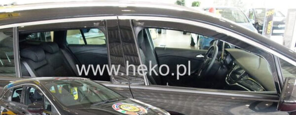 Heko ΑΝΕΜΟΘΡΑΥΣΤΕΣ ΓΙΑ OPEL ASTRA K 5D 2015+ HTB / SPORTS TOURER  ΖΕΥΓΑΡΙ ΑΠΟ ΕΥΚΑΜΠΤΟ ΦΙΜΕ ΠΛΑΣΤΙΚΟ HEKO - 2 ΤΕΜ. - Image 2