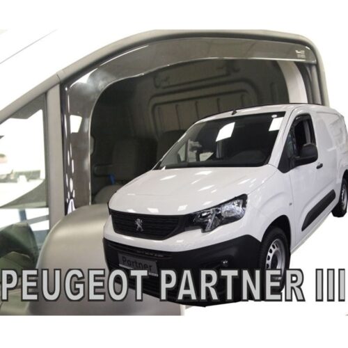 Heko ΑΝΕΜΟΘΡΑΥΣΤΕΣ ΓΙΑ PEUGEOT PARTNER III 2D / PEUGEOT RIFTER 4D/5D / CITROEN BERLINGO III 4D/5D / OPEL COMBO E 4D/5D LOV 2018+/TOYOTA PROACE CITY 2018+ ΖΕΥΓΑΡΙ ΑΠΟ ΕΥΚΑΜΠΤΟ ΦΙΜΕ ΠΛΑΣΤΙΚΟ HEKO – 2 ΤΕΜ.