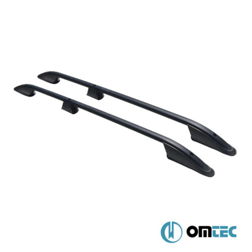 Omtec ΜΠΑΡΕΣ ΟΡΟΦΗΣ ΓΙΑ FORD CONNECT 2002-2014 ΠΑΡΑΛΛΗΛΕΣ ΑΛΟΥΜΙΝΙΟΥ L2 ΜΑΥΡΕΣ