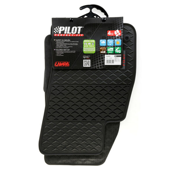 Lampa ΜΑΡΚΕ ΠΑΤΑΚΙΑ ΣΕ ΣΚΑΦΗ ΛΑΣΤΙΧΟ ΓΙΑ FIAT PUNTO 3D / 5D / EVO 05/2008-04/2019 PILOT ECO GOMMA STYLE A (ΜΕ ΚΟΥΜΠΩΜΑΤΑ) LAMPA - 4 ΤΕΜ. - Image 2