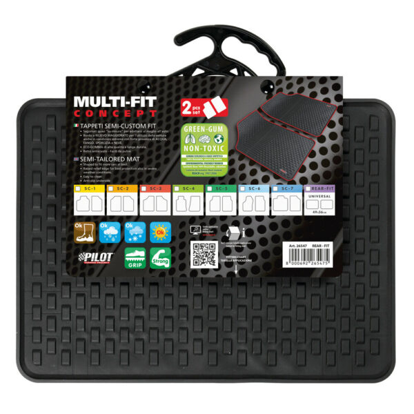 Lampa ΠΑΤΑΚΙΑ ΛΑΣΤΙΧΟ MULTI-FIT CUSTOM REAR-FIT ΠΙΣΙΝΑ 49Χ37 ΜΗ ΤΟΞΙΚΟ ΥΛΙΚΟ LAMPA - 2 ΤΕΜ. - Image 3