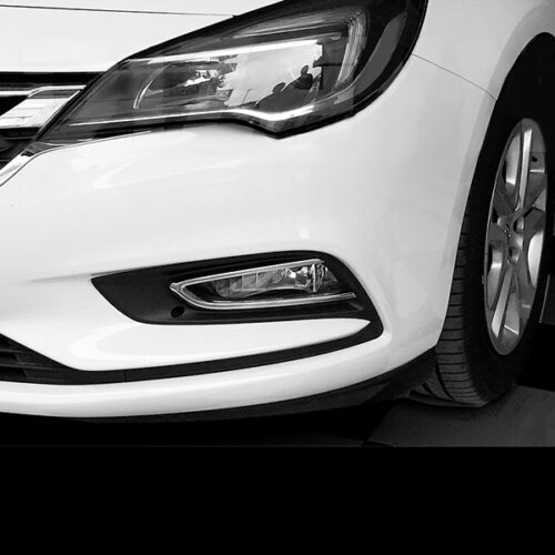S-dizayn ΧΡΩΜΙΟΥ ΓΙΑ ΠΡΟΒΟΛΑΚΙΑ ΟΜΙΧΛΗΣ ΓΙΑ OPEL ASTRA K 3/4/5D/SW 2015+ 2ΤΕΜ.