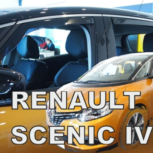 Heko ΑΝΕΜΟΘΡΑΥΣΤΕΣ ΓΙΑ RENAULT SCENIC 5D 2017+ ΣΕΤ ΑΥΤΟΚΙΝΗΤΟΥ ΑΠΟ ΕΥΚΑΜΠΤΟ ΦΙΜΕ ΠΛΑΣΤΙΚΟ HEKO – 4 ΤΕΜ.