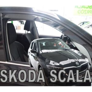 Heko ΑΝΕΜΟΘΡΑΥΣΤΕΣ ΓΙΑ SKODA SCALA 5D 2019+ ΖΕΥΓΑΡΙ ΑΠΟ ΕΥΚΑΜΠΤΟ ΦΙΜΕ ΠΛΑΣΤΙΚΟ HEKO - 2 ΤΕΜ.