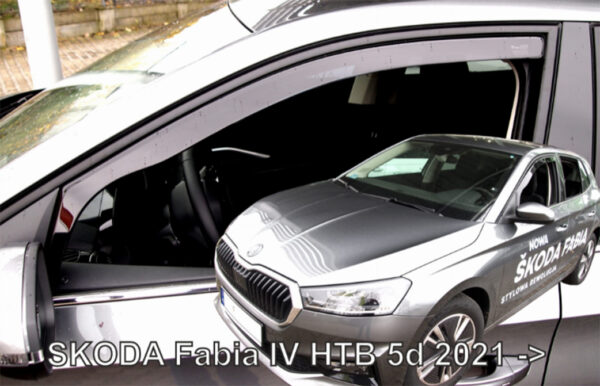 Heko ΑΝΕΜΟΘΡΑΥΣΤΕΣ ΓΙΑ SKODA FABIA HTB 5D 2021+ ΖΕΥΓΑΡΙ ΑΠΟ ΕΥΚΑΜΠΤΟ ΦΙΜΕ ΠΛΑΣΤΙΚΟ HEKO - 2 ΤΕΜ.