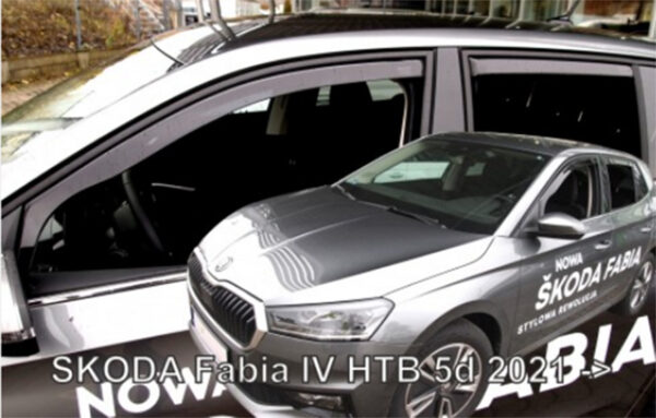 Heko ΑΝΕΜΟΘΡΑΥΣΤΕΣ ΓΙΑ SKODA FABIA HTB 5D 2021+ ΣΕΤ ΑΥΤΟΚΙΝΗΤΟΥ ΑΠΟ ΕΥΚΑΜΠΤΟ ΦΙΜΕ ΠΛΑΣΤΙΚΟ HEKO - 4 ΤΕΜ.