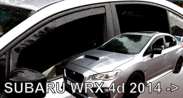 Heko ΑΝΕΜΟΘΡΑΥΣΤΕΣ ΓΙΑ SUBARU WRX 4D 2014+ ΖΕΥΓΑΡΙ ΑΠΟ ΕΥΚΑΜΠΤΟ ΦΙΜΕ ΠΛΑΣΤΙΚΟ HEKO - 2 ΤΕΜ.