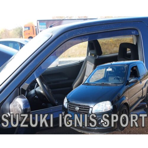 Heko ΑΝΕΜΟΘΡΑΥΣΤΕΣ ΓΙΑ SUZUKI IGNIS SPORT 3D 2000-2006 ΖΕΥΓΑΡΙ ΑΠΟ ΕΥΚΑΜΠΤΟ ΦΙΜΕ ΠΛΑΣΤΙΚΟ HEKO – 2 ΤΕΜ.