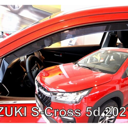 Heko ΑΝΕΜΟΘΡΑΥΣΤΕΣ ΓΙΑ SUZUKI S-CROSS 5D 2021+ ΖΕΥΓΑΡΙ ΑΠΟ ΕΥΚΑΜΠΤΟ ΦΙΜΕ ΠΛΑΣΤΙΚΟ HEKO – 2 ΤΕΜ.