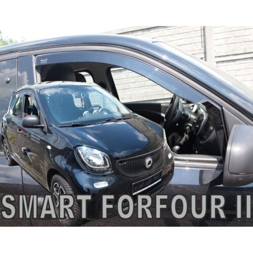 Heko ΑΝΕΜΟΘΡΑΥΣΤΕΣ ΓΙΑ RENAULT TWINGO 5D 2014+ / SMART FORFOUR 453 5D 2014+ ΖΕΥΓΑΡΙ ΑΠΟ ΕΥΚΑΜΠΤΟ ΦΙΜΕ ΠΛΑΣΤΙΚΟ HEKO – 2 ΤΕΜ..