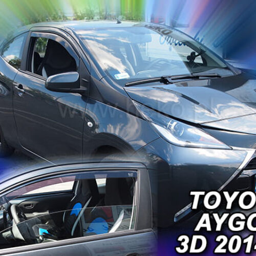 Heko ΑΝΕΜΟΘΡΑΥΣΤΕΣ ΓΙΑ TOYOTA AYGO 3D 2014+   ΖΕΥΓΑΡΙ ΑΥΤΟΚΙΝΗΤΟΥ ΑΠΟ ΕΥΚΑΜΠΤΟ ΦΙΜΕ ΠΛΑΣΤΙΚΟ HEKO – 2 ΤΕΜ.