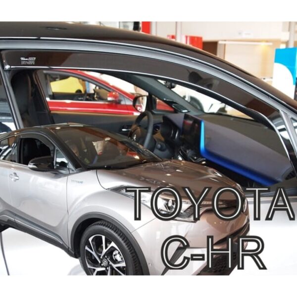 Heko ΑΝΕΜΟΘΡΑΥΣΤΕΣ ΓΙΑ TOYOTA C-HR 5D 2016+ ΖΕΥΓΑΡΙ ΑΠΟ ΕΥΚΑΜΠΤΟ ΦΙΜΕ ΠΛΑΣΤΙΚΟ HEKO - 2 ΤΕΜ.