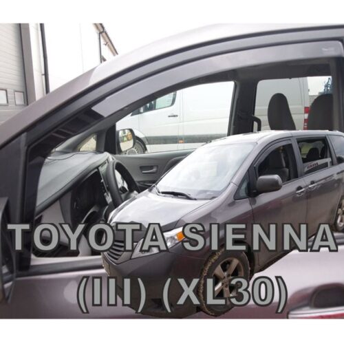 Heko ΑΝΕΜΟΘΡΑΥΣΤΕΣ ΓΙΑ TOYOTA SIENNA III XL30 5D 2010+ ΖΕΥΓΑΡΙ ΑΠΟ ΕΥΚΑΜΠΤΟ ΦΙΜΕ ΠΛΑΣΤΙΚΟ HEKO – 2 ΤΕΜ.