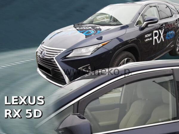 Heko ΑΝΕΜΟΘΡΑΥΣΤΕΣ ΓΙΑ LEXUS RX 5D 2016+   ΖΕΥΓΑΡΙ ΑΥΤΟΚΙΝΗΤΟΥ ΑΠΟ ΕΥΚΑΜΠΤΟ ΦΙΜΕ ΠΛΑΣΤΙΚΟ HEKO - 2 ΤΕΜ.