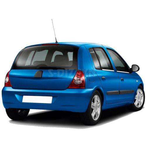 S-dizayn TRIM ΠΑΡΑΘΥΡΩΝ ΑΝΟΞ.ΑΤΣΑΛΙ ΧΡΩΜΙΟ S – DIZAYN ΓΙΑ RENAULT CLIO 5D HB 1999-2005 – 4 TEM.
