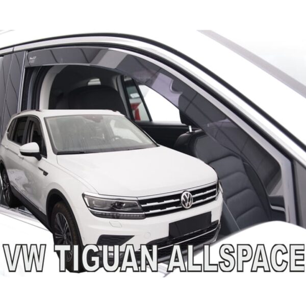 Heko ΑΝΕΜΟΘΡΑΥΣΤΕΣ ΓΙΑ VW TIGUAN II 5D 2015+ / TIGUAN ALLSPACE II 5D 2017+ ΖΕΥΓΑΡΙ ΑΠΟ ΕΥΚΑΜΠΤΟ ΦΙΜΕ ΠΛΑΣΤΙΚΟ HEKO - 2 ΤΕΜ. - Image 2