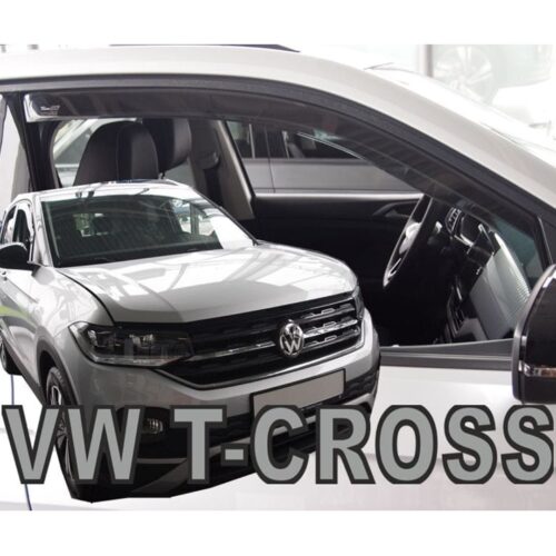 Heko ΑΝΕΜΟΘΡΑΥΣΤΕΣ ΓΙΑ VW T-CROSS 5D 2019+ ΖΕΥΓΑΡΙ ΑΠΟ ΕΥΚΑΜΠΤΟ ΦΙΜΕ ΠΛΑΣΤΙΚΟ HEKO – 2 ΤΕΜ.