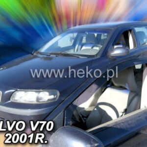 Heko ΑΝΕΜΟΘΡΑΥΣΤΕΣ ΓΙΑ VOLVO V70 5D 2000+ ΚΟΜΒΙ  / VOLVO  XC70 5D 2000-2007     ΖΕΥΓΑΡΙ ΑΠΟ ΕΥΚΑΜΠΤΟ ΦΙΜΕ ΠΛΑΣΤΙΚΟ HEKO - 2 ΤΕΜ.
