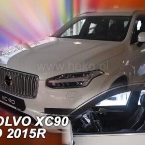 Heko ΑΝΕΜΟΘΡΑΥΣΤΕΣ ΓΙΑ VOLVO XC90 5D 2015+  ΖΕΥΓΑΡΙ ΑΥΤΟΚΙΝΗΤΟΥ ΑΠΟ ΕΥΚΑΜΠΤΟ ΦΙΜΕ ΠΛΑΣΤΙΚΟ HEKO - 2 ΤΕΜ.