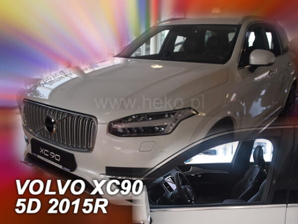 Heko ΑΝΕΜΟΘΡΑΥΣΤΕΣ ΓΙΑ VOLVO XC90 5D 2015+  ΖΕΥΓΑΡΙ ΑΥΤΟΚΙΝΗΤΟΥ ΑΠΟ ΕΥΚΑΜΠΤΟ ΦΙΜΕ ΠΛΑΣΤΙΚΟ HEKO - 2 ΤΕΜ.