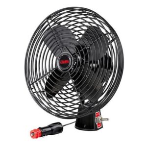 Lampa ΑΝΕΜΙΣΤΗΡΑΣ 24V ΜΕΤΑΛΛΙΚΟΣ ΜΑΥΡΟΣ 8 ΙΝΤΣΩΝ