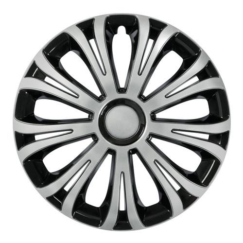 Lampa ΤΑΣΙΑ AVERA SILVERΚΑΙBLACK 15 INCH ΑΣΗΜΙ/ΜΑΥΡΟ ΣΕΤ