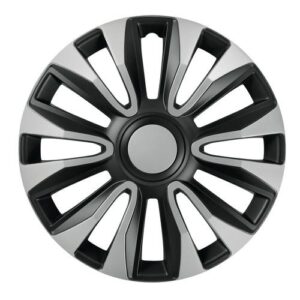 Lampa ΤΑΣΙΑ AVALONE SILVERΚΑΙBLACK 15 INCH ΑΣΗΜΙ/ΜΑΥΡΟ ΣΕΤ