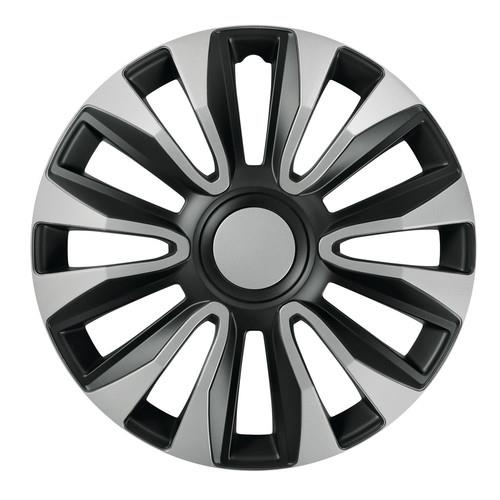 Lampa ΤΑΣΙΑ AVALONE SILVERΚΑΙBLACK 16 INCH ΑΣΗΜΙ/ΜΑΥΡΟ ΣΕΤ